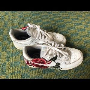 Custom Made Rose Patch Air Force 1